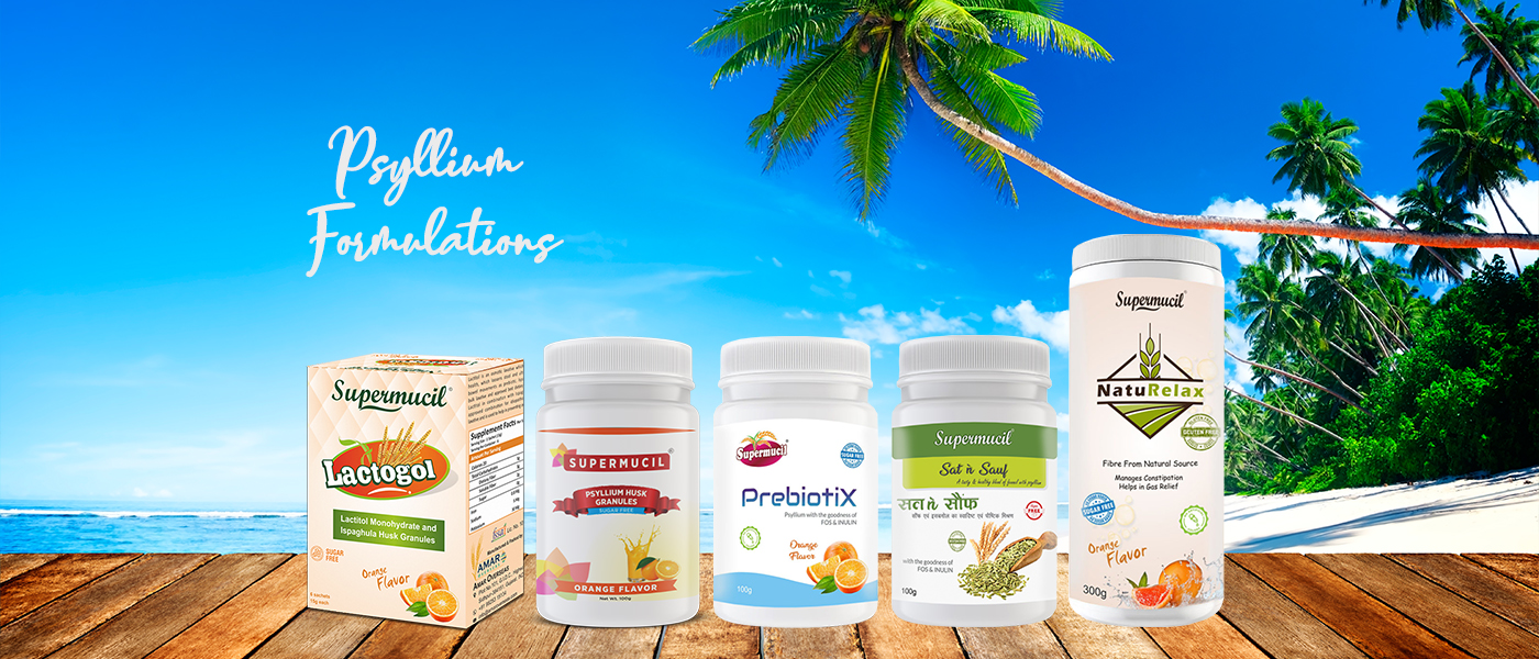 Supermucil psyllium formulation products