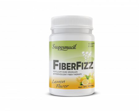 SUPERMUCIL FiberFizz Psyllium Effervescent 100 Gms Lemon Flavour Sugar Free