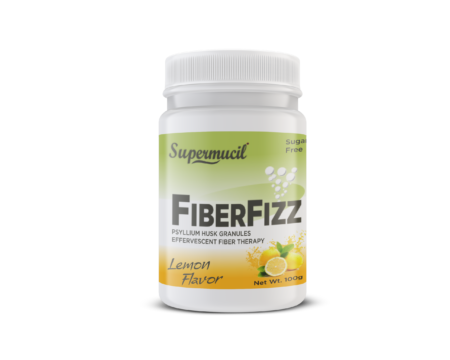 SUPERMUCIL FiberFizz Psyllium Effervescent 100 Gms Lemon Flavour Sugar Free