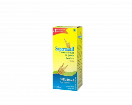 SUPERMUCIL Psyllium Husk (Isabgol)_ 50 Gms