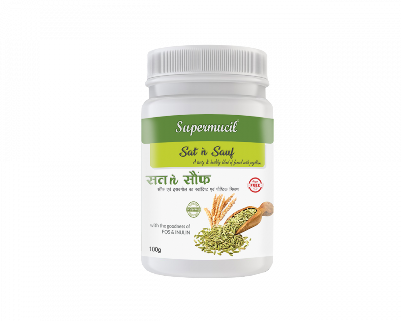 SUPERMUCIL Sat n Sauf Sauf Flavor and Sugar Free 100gm (1)