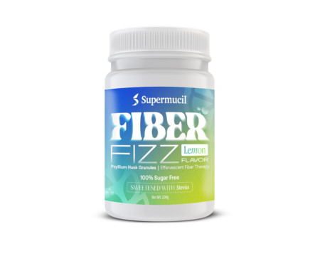 SUPERMUCIL FiberFizz: Psyllium Effervescent: 100 Gms Lemon Flavour: Sugar Free