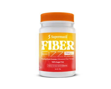 SUPERMUCIL FiberFizz: Psyllium Effervescent: 100 Gms Orange Flavor: Sugar Free