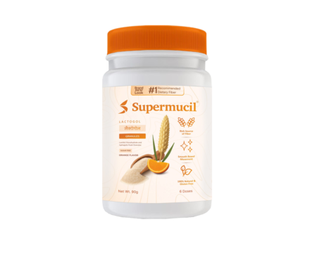 SUPERMUCIL LactoGol : Lactitol Monohydrate with Ispaghula : 90 Gms.