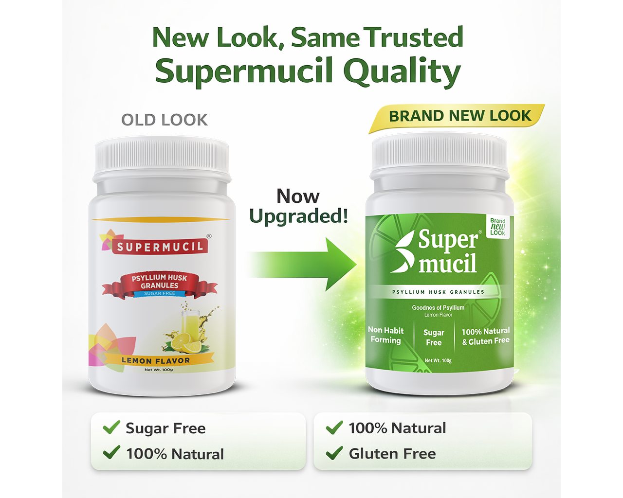 SUPERMUCIL Psyllium Granules: 100 Gms Lemon Flavor: Sugar Free - Image 4