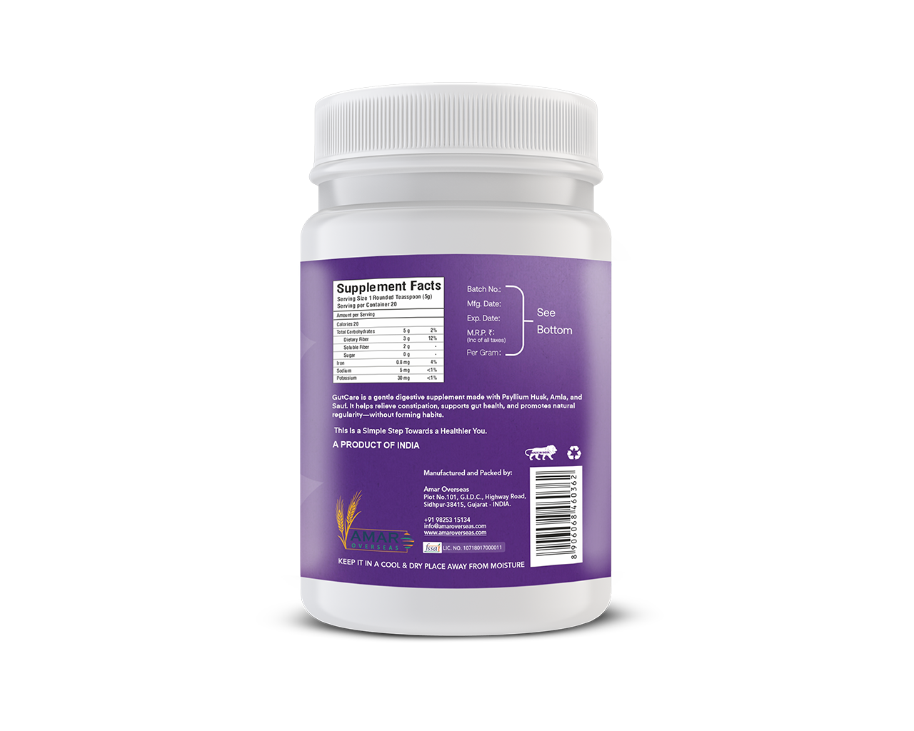 SUPERMUCIL GutCare (Isabgol): 100 gms - Image 3