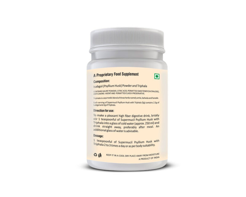 SUPERMUCIL Isabgol Triphala: Sugar Free: 100 Gms - Image 2