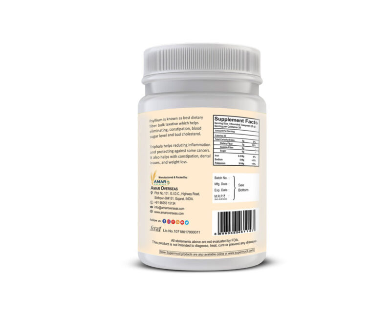 SUPERMUCIL Isabgol Triphala: Sugar Free: 100 Gms - Image 3