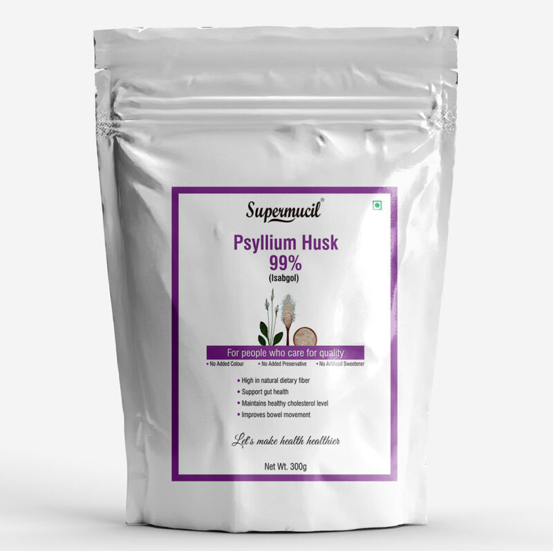 SUPERMUCIL Psyllium Husk (Sat Isabgol): 300 Gms